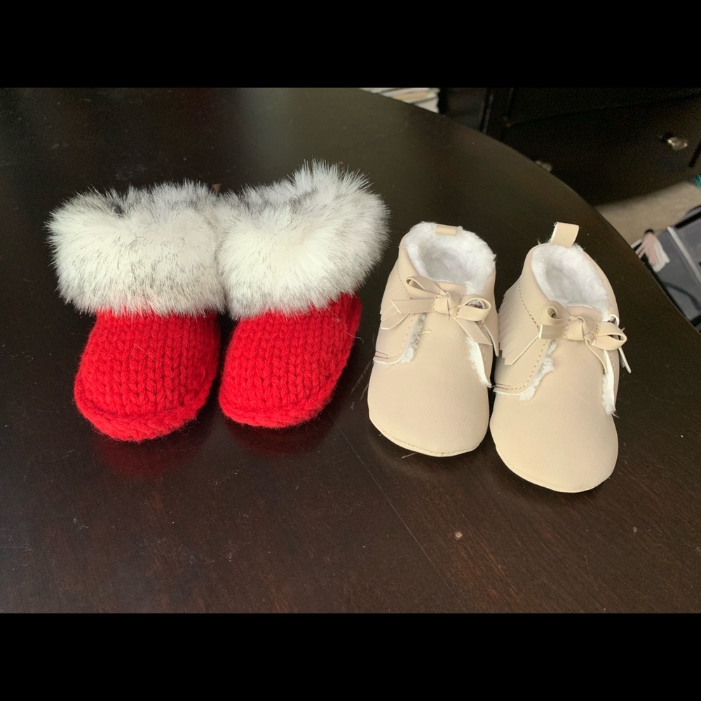 Baby girl booties